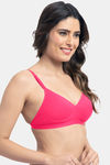 Tweens Padded Non Wired Full Coverage T-Shirt Bra - Dark Pink — thumbnail 4